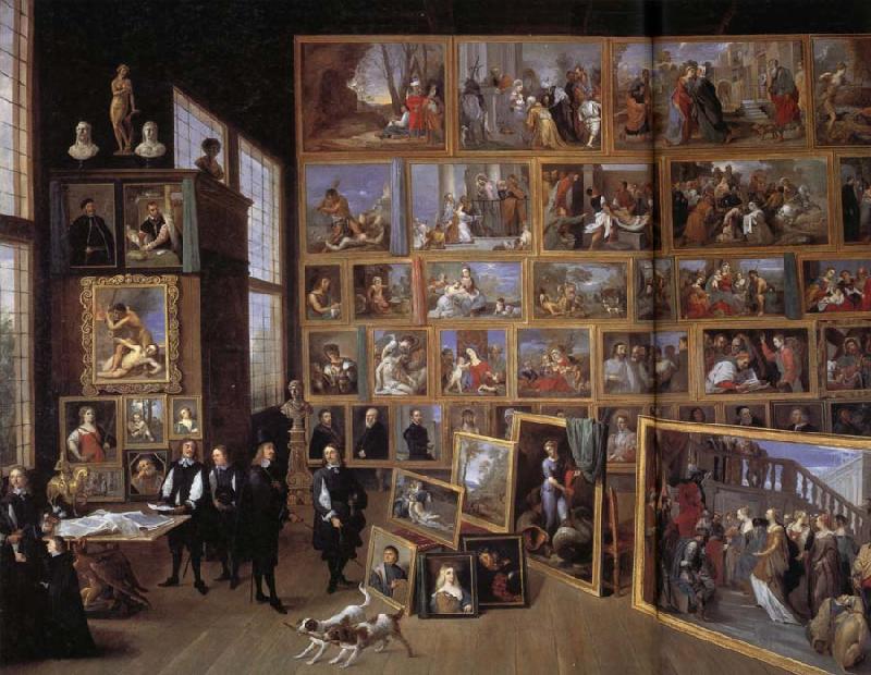 David Teniers Archduke Leopold Wihelm's Galleries at Brussels Germany oil painting art